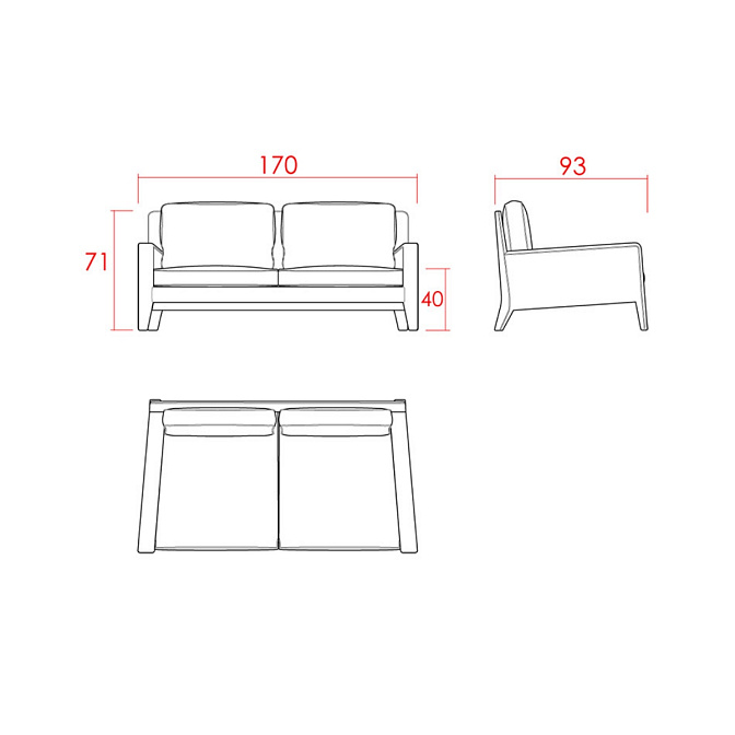 Диван JNL Essentiel - фото-3 | interior market