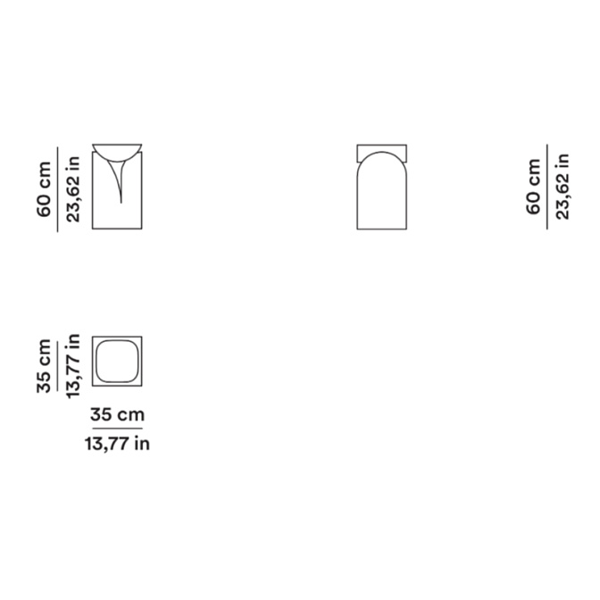 Журнальный столик Tacchini Bread - фото-4 | interior market