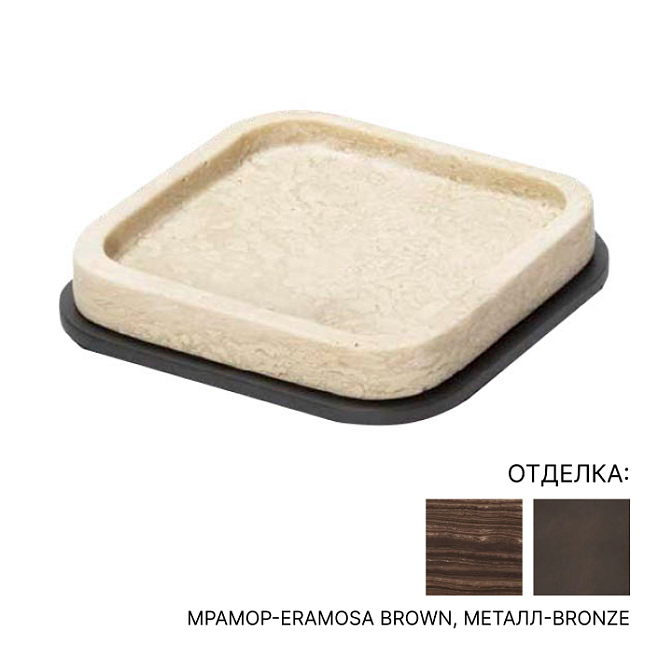 Поднос GIOBAGNARA POLO MARBLE SQUARE VALET TRAY - фото-1 | interior market