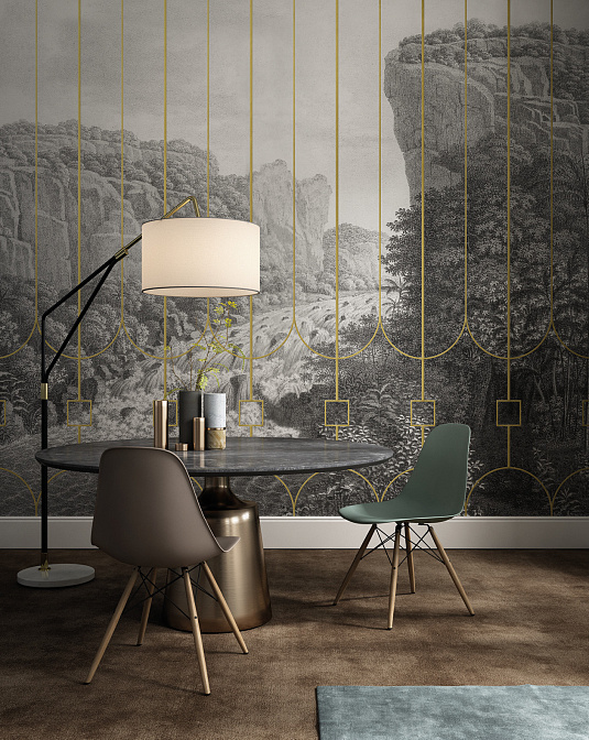 Обои Rio Gold Devon&Devon - фото-3 | interior market