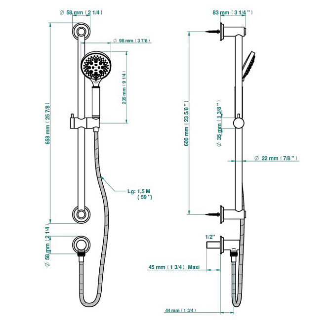 Смеситель для душа THG  - фото-2 | interior market