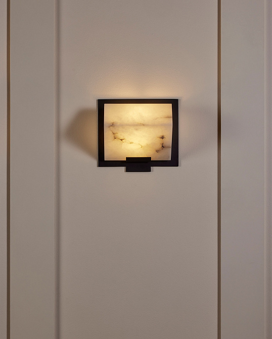 Бра Pierre Chareau Simple bloc auvent 185 fond métal - фото-2 | interior market