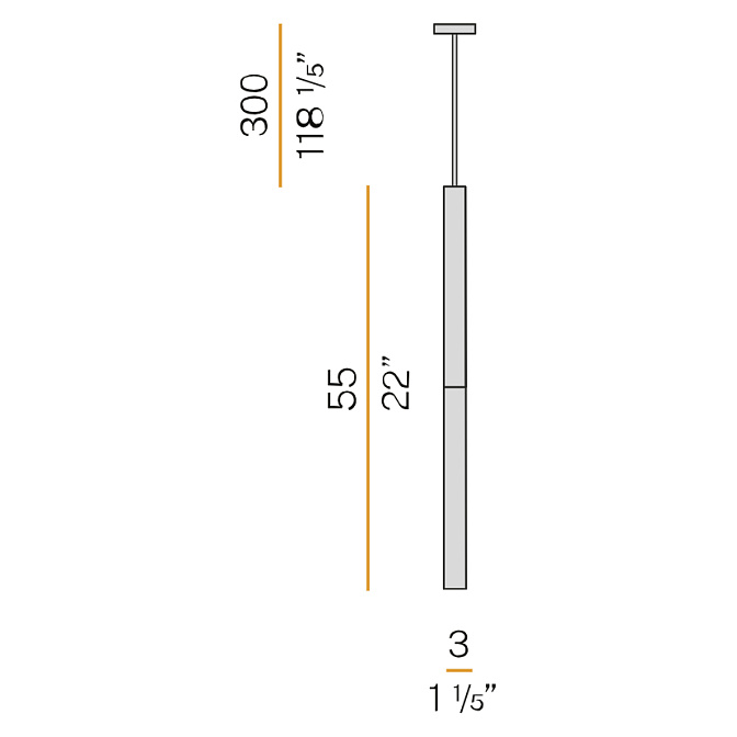 Потолочный светильник  Panzeri Candle - фото-2 | interior market