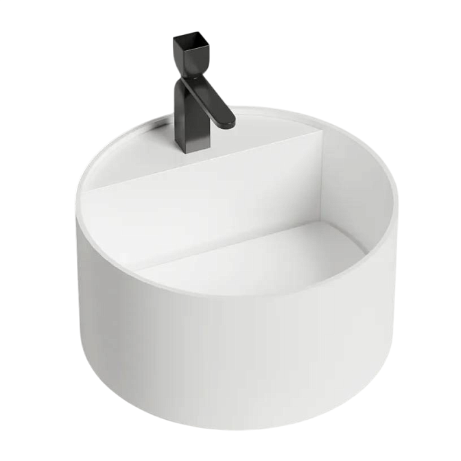 Раковина накладная матовая SALINI ARMONIA ROUND TOP 02 - фото-1 | interior market