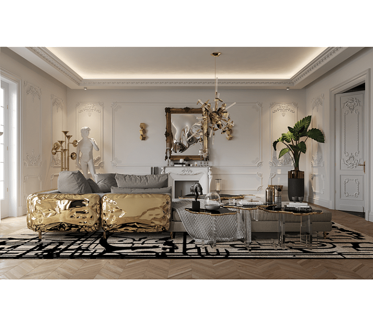 Зеркало интерьерное Boca do Lobo D. Dinis Mirror - фото-8 | interior market