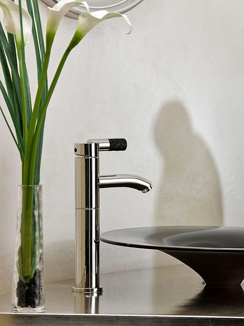 Смеситель для раковины THG Bambou Black Crystal - фото-2 | interior market