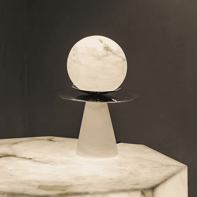 Настольная лампа United Alabaster SATURN CYCLE - фото-1 | interior market
