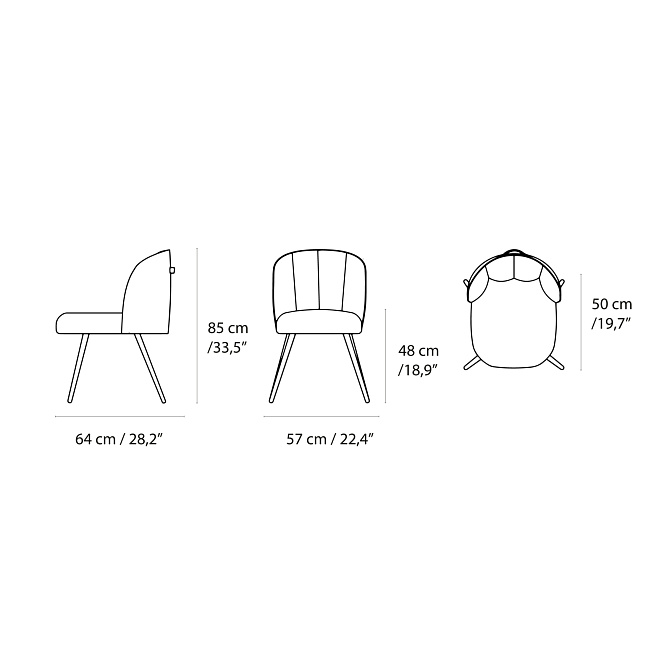 Обеденный стул Tonon Mellow Chair 411.01 - фото-5 | interior market