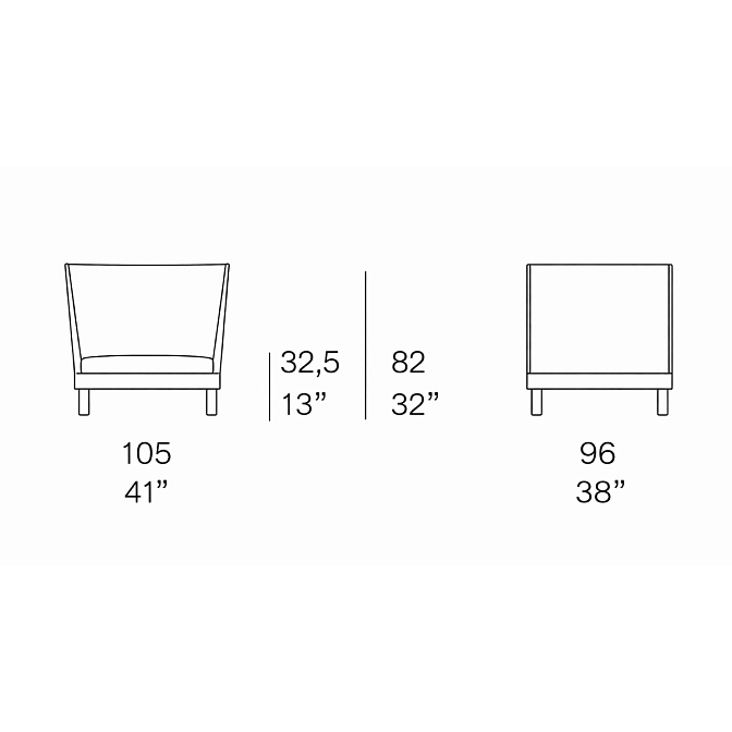 Кресло для улицы Paola lenti WABI - фото-5 | interior market