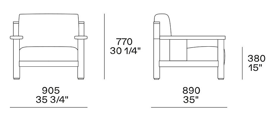 Кресло для улицы Poliform Ketch - фото-3 | interior market