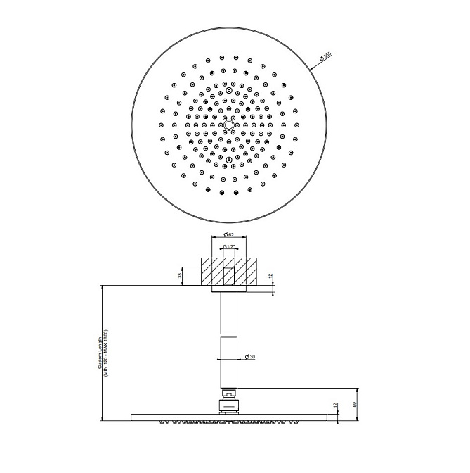 Верхний душ Gessi GESSI 316 - фото-2 | interior market