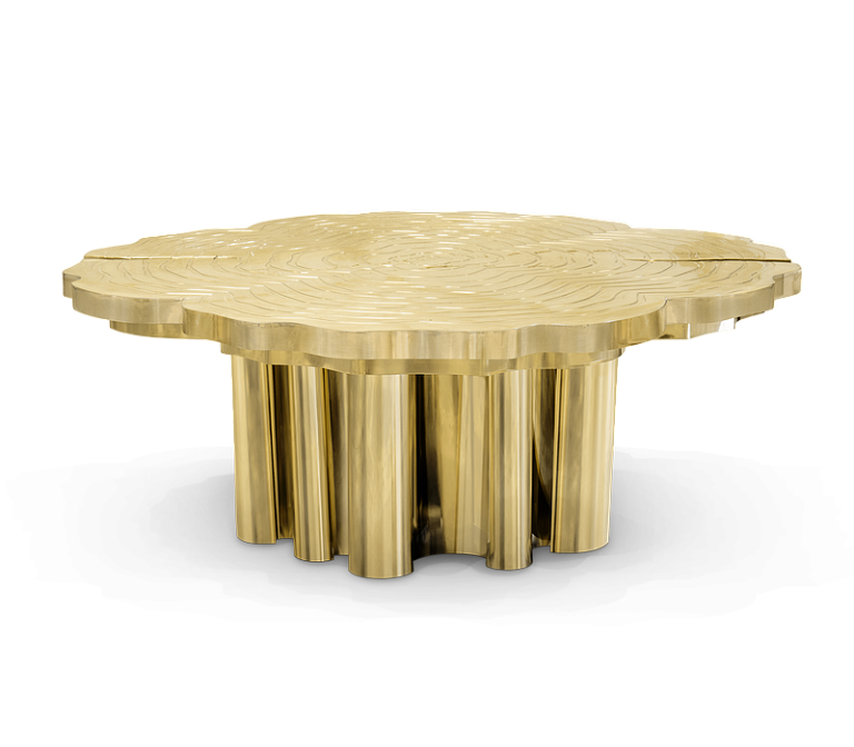 Журнальный столик Boca do Lobo Fortuna Gold Center Table - фото-8 | interior market