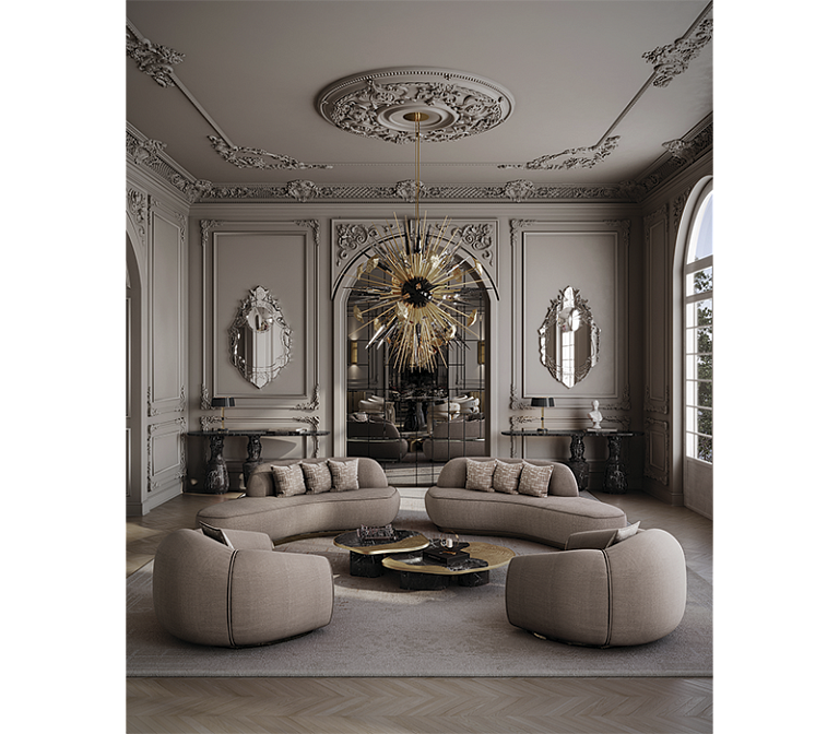 Потолочный светильник  Boca do Lobo Outburst Black Chandelier - фото-3 | interior market
