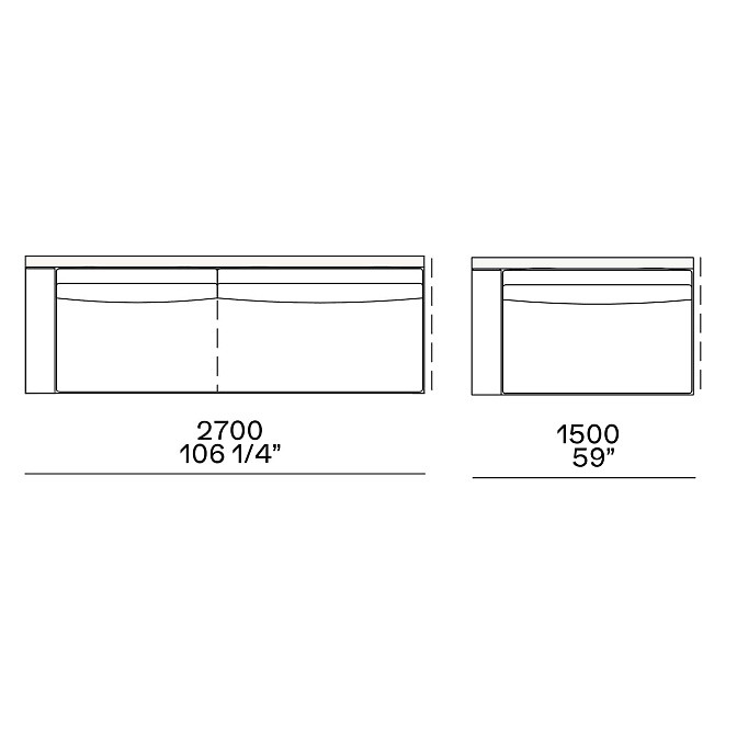 Модульный диван Poliform Mondrian - фото-2 | interior market