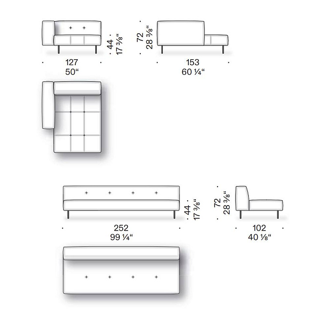 Диван модульный De Padova EREI - фото-4 | interior market