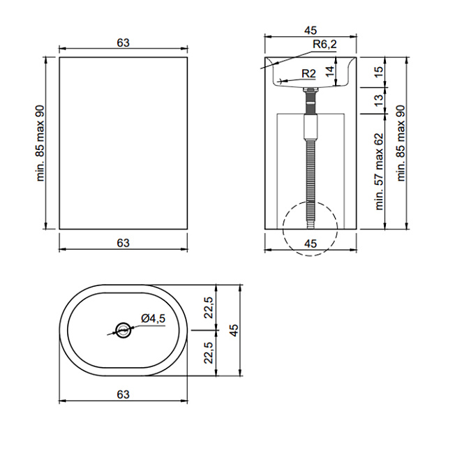 Раковина  Antonio Lupi Nebula - фото-2 | interior market