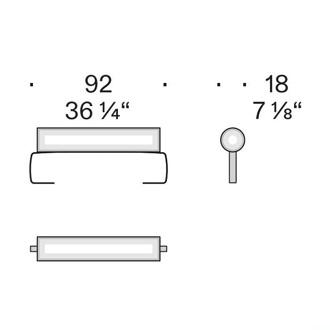 Кушетка с подушкой De Padova Erei - фото-4 | interior market