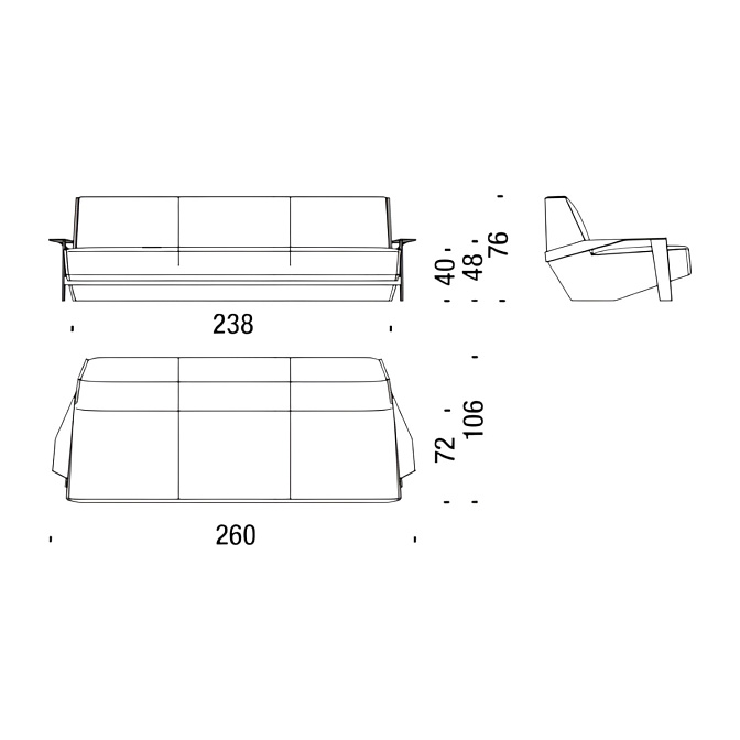Диван Moroso Silver Lake - фото-5 | interior market