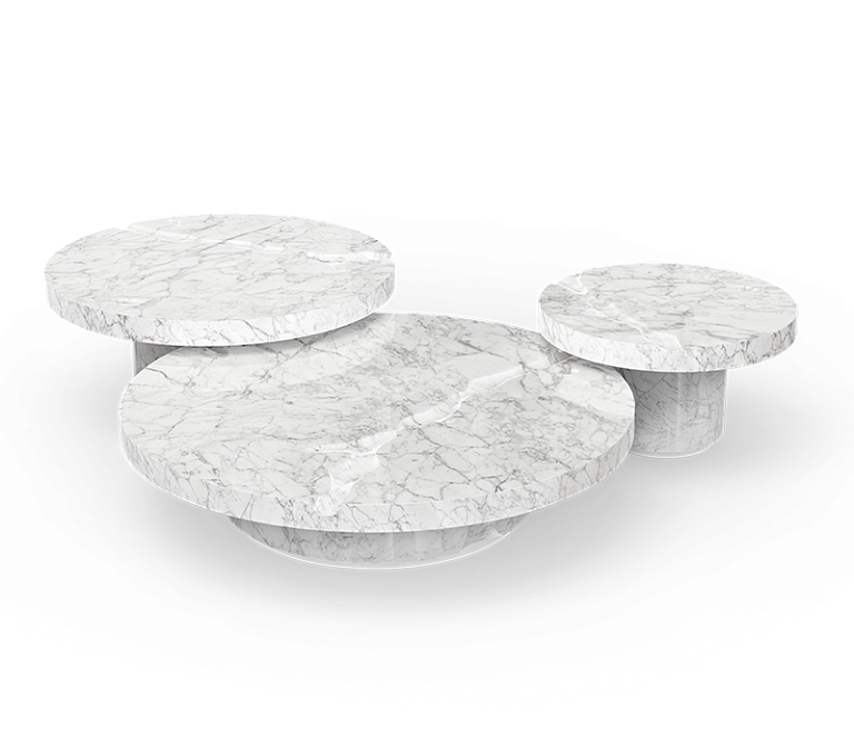 Журнальный столик Boca do Lobo Empire Carrara Marble Center Table - фото-6 | interior market