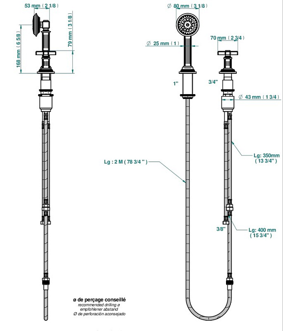Смеситель для душа THG  - фото-2 | interior market