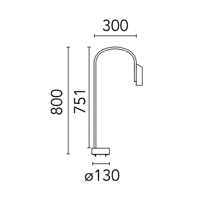 Уличный светильник  Flos Caule Bollard 1 - фото-7 | interior market