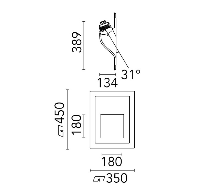 Технический свет Flos Square Light Large - фото-5 | interior market