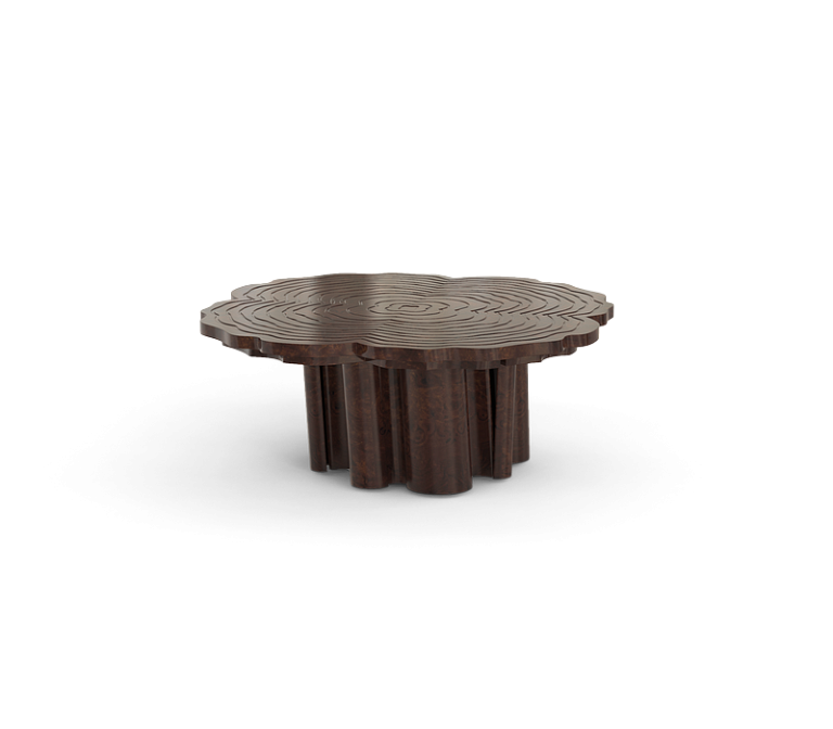 Журнальный столик Boca do Lobo Fortuna Walnut Root Center Table - фото-5 | interior market