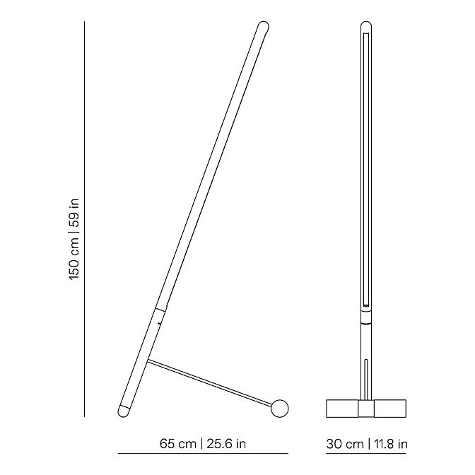 Торшер  NOMON Linea D - фото-3 | interior market