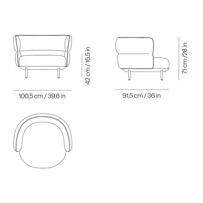 Кресло для улицы Point1920 Amba Essence - фото-9 | interior market