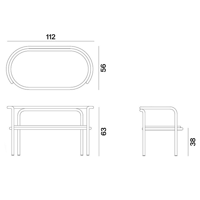 Банкетка Exteta Locus Solus Loveseat 1964 - фото-7 | interior market