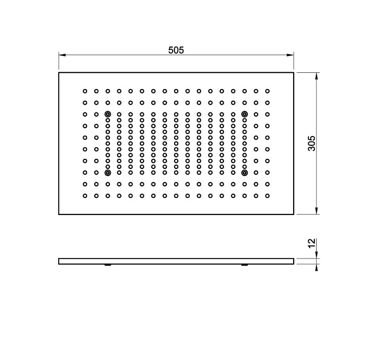 Верхний душ Gessi AFILO - фото-6 | interior market