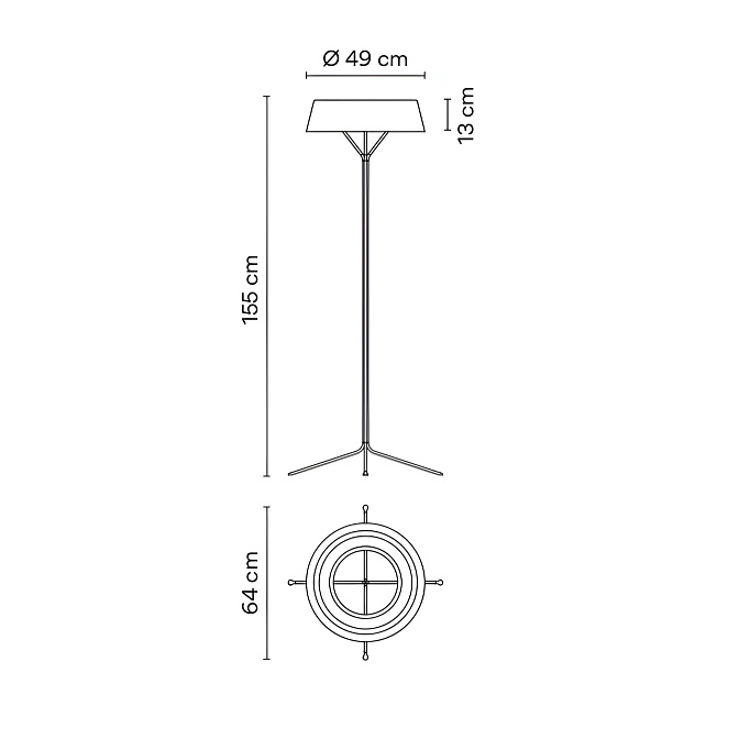 Торшер  Vibia Lily - фото-3 | interior market