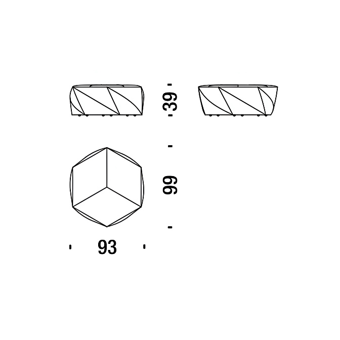 Пуф Moroso Brook - фото-3 | interior market
