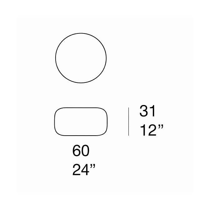 Пуф Paola lenti Otto  - фото-4 | interior market