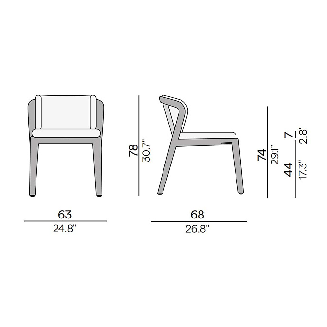 Обеденный стул для улицы Manutti Sunrise - фото-5 | interior market