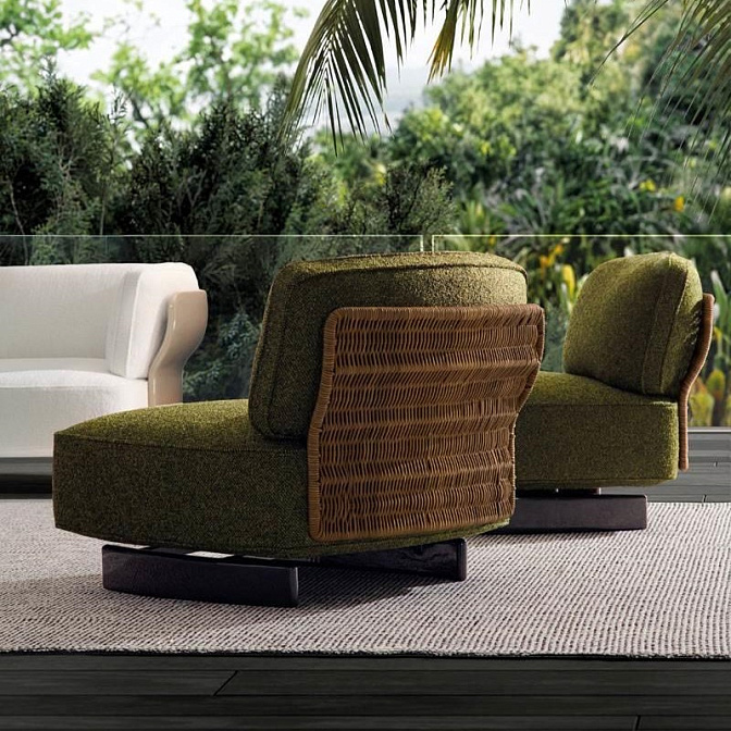 Кресло для улицы Minotti Saki Outdoor - фото-1 | interior market