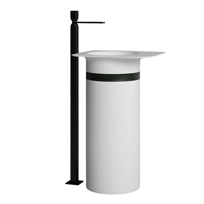 Раковина напольная матовая SALINI NINFEA 01 - фото-1 | interior market