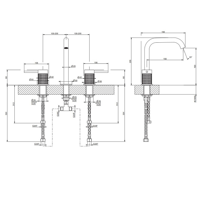 Смеситель для раковины Gessi MECCANICA - фото-2 | interior market