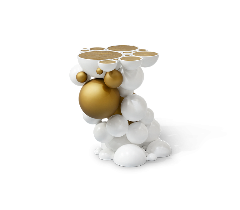 Журнальный столик Boca do Lobo Newton White Side Table - фото-3 | interior market