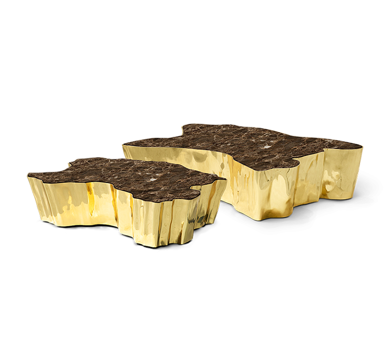 Журнальный столик Boca do Lobo Eden Brown Marble Center Table - фото-3 | interior market