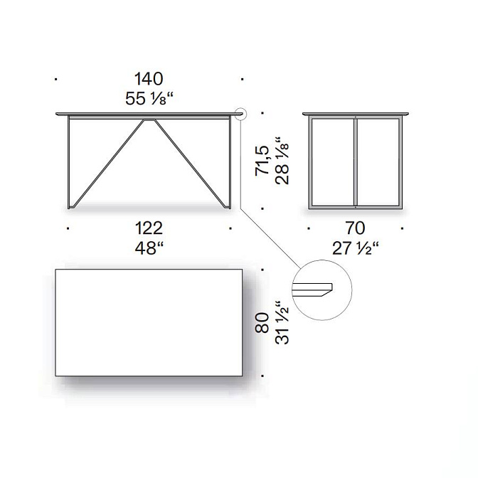 Стол De Padova R.I.G. - фото-3 | interior market