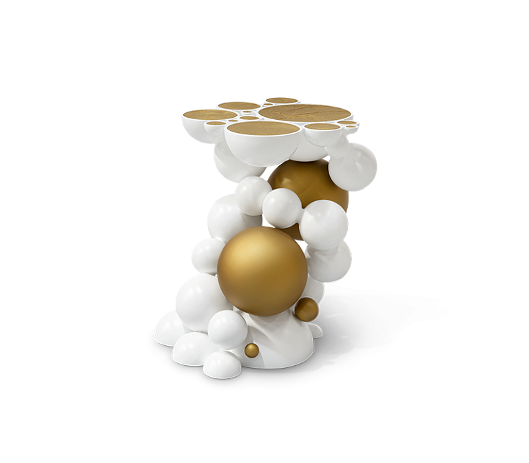 Журнальный столик Boca do Lobo Newton White Side Table - фото-5 | interior market