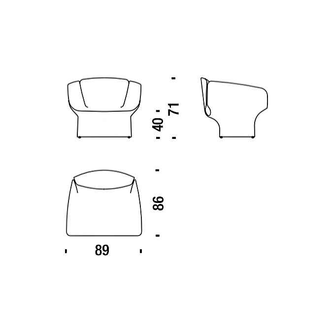 Кресло Moroso Big Mama - фото-4 | interior market