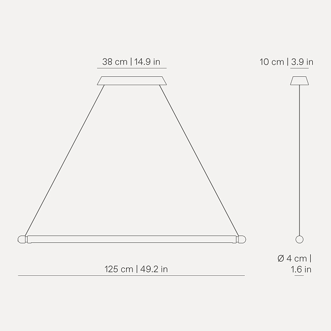 Потолочный светильник  NOMON Linea H - фото-6 | interior market