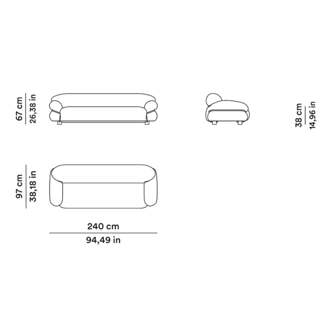 Диван Tacchini Sesann - Grand Sesann - фото-4 | interior market