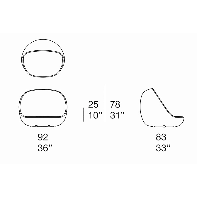 Диван в детскую  Paola lenti Orbitry - фото-5 | interior market