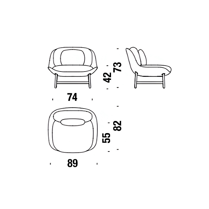 Кресло Moroso Ottoman - фото-5 | interior market