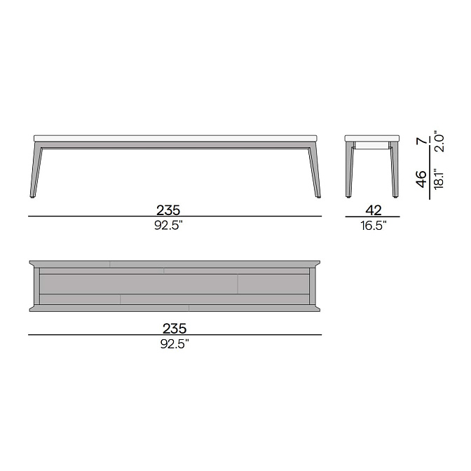 Скамья для улицы Manutti Sunrise - фото-2 | interior market
