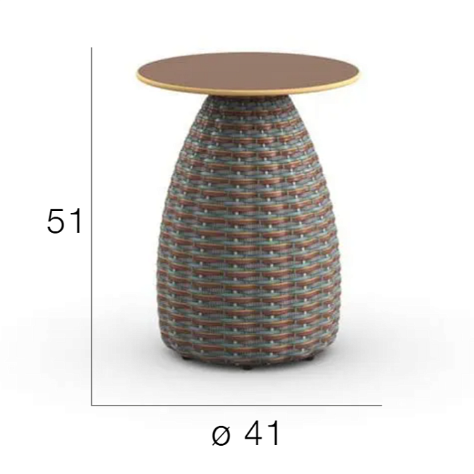 Стол для улицы Dedon Porcini - фото-2 | interior market