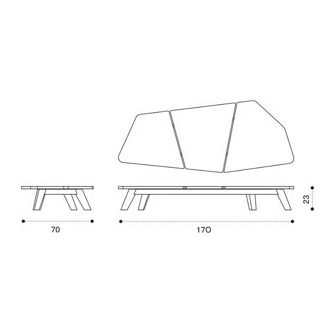 Журнальный столик Ethimo Rafael - фото-4 | interior market